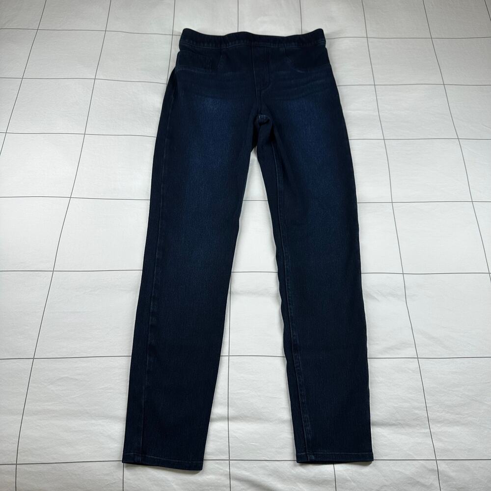 Spanx Leggings Womens Medium Blue Jeanish Ankle Twilight Rinse Jegging Shaping